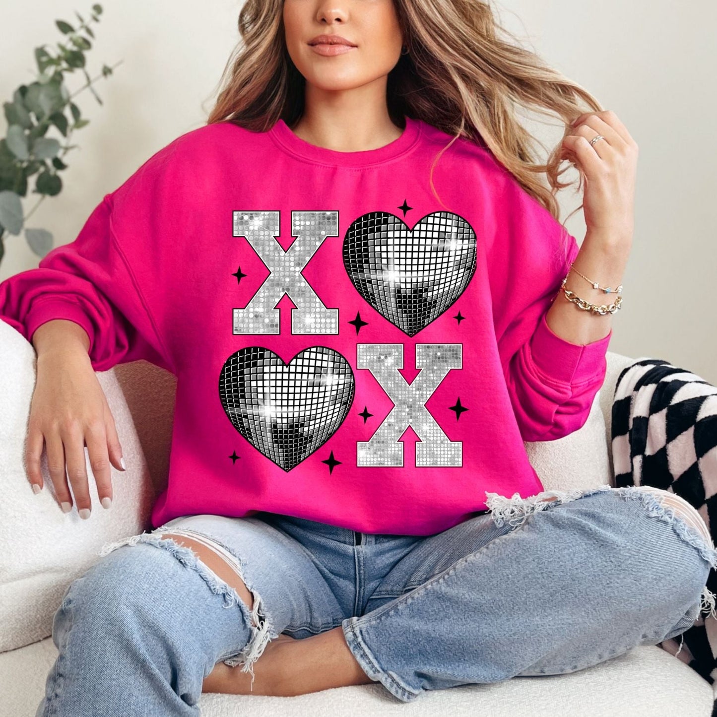 XO Disco Graphic Sweatshirt